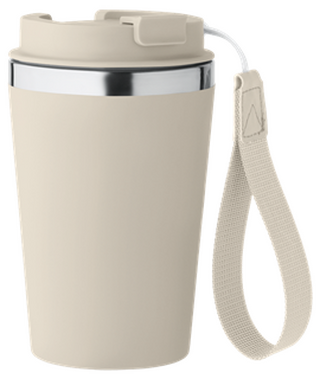 TOPAZ dopelwandiger Becher aus recyceltem Edelstahl