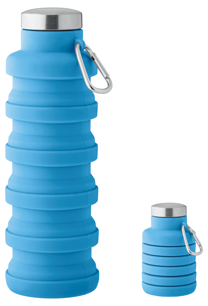 Faltbare Flasche aus Silikon