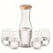 Set aus recyceltem Glas