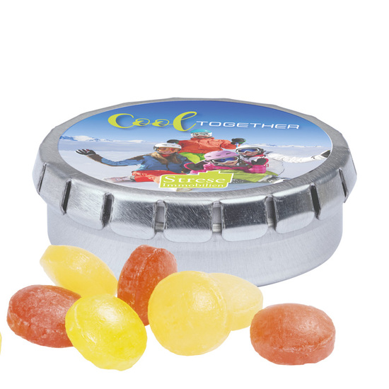 Quick Box; Cavendish & Harvey Mini Bonbons Fruchtmix / Füllmenge:20 g / Gewicht:36,41 g; blank