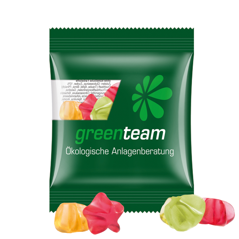 Minitüte 10 g Trolli Fruchtgummi Standardformen