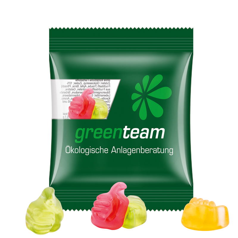 Minitüte 10 g Trolli Fruchtgummi Standardformen