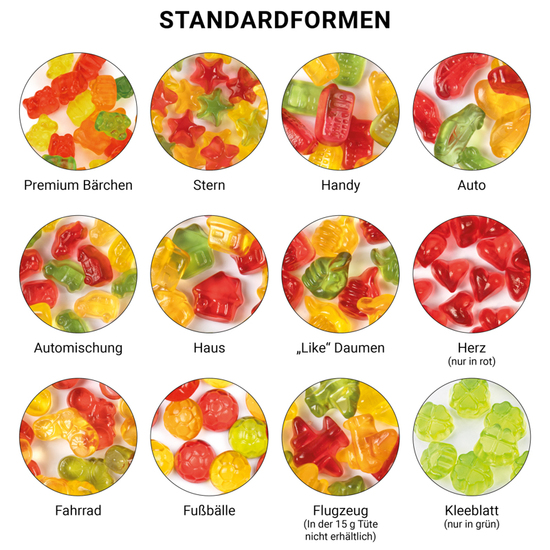 Minitüte 10 g Trolli Fruchtgummi Weihnachtsmischung