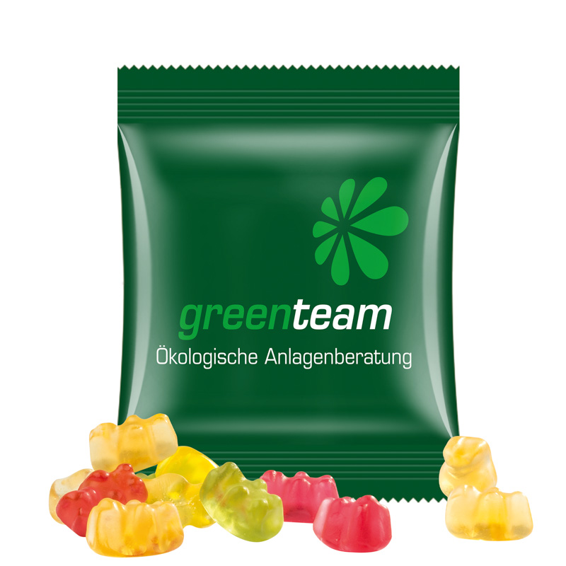 Minitüte 10 g ab 350 St. Trolli Fruchtgummi Bärchen; Trolli Fruchtgummi Bärchen, Folie, weiß