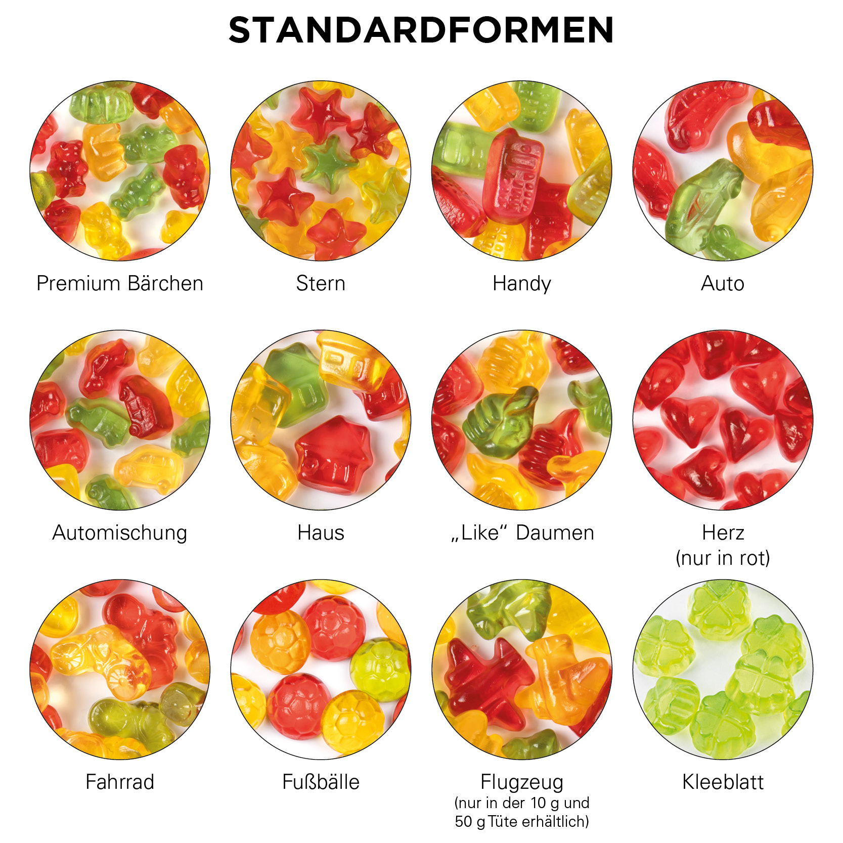 Minitüte 15 g Trolli Fruchtgummi Standardformen; Trolli Fruchtgummi Fahrrad, Kompostierbare Folie, transparent