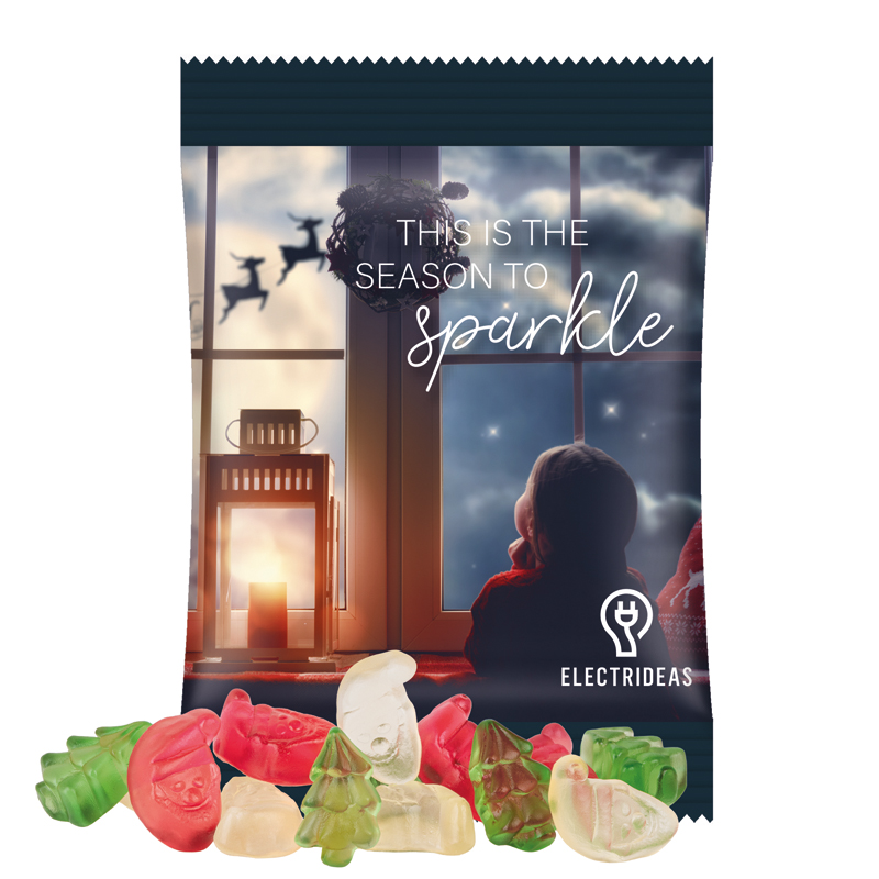 Minitüte 15 g Trolli Fruchtgummi Weihnachtsmischung
