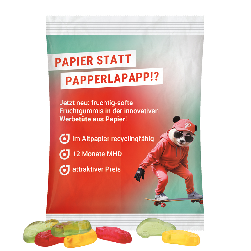Maxitüte 50 g Trolli Fruchtgummi Standardformen