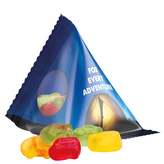 Tetraeder 15 g Trolli Fruchtgummi Standardformen