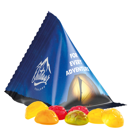Tetraeder 15 g Trolli Fruchtgummi Standardformen