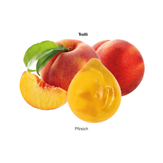 Tetraeder 15 g Trolli Vitamin-Fruchtgummi; Trolli Vitamin-Fruchtgummi , Folie mit ca. 50% Papieranteil, weiß