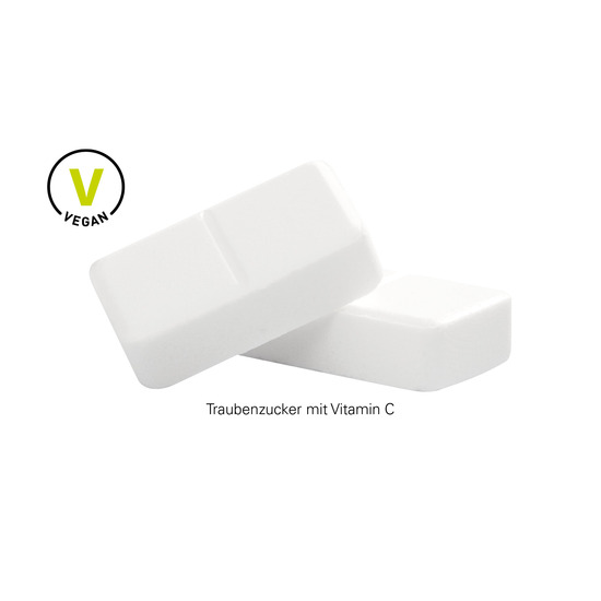 Energie Karte; 1 Traubenzucker (rechteckig)