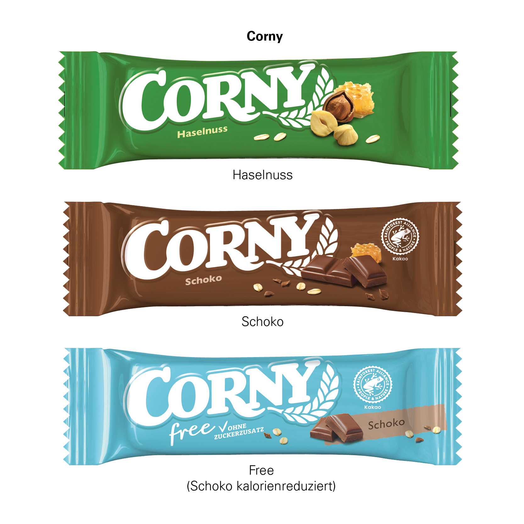 Corny Müsliriegel; 1 Corny Müsliriegel Schoko