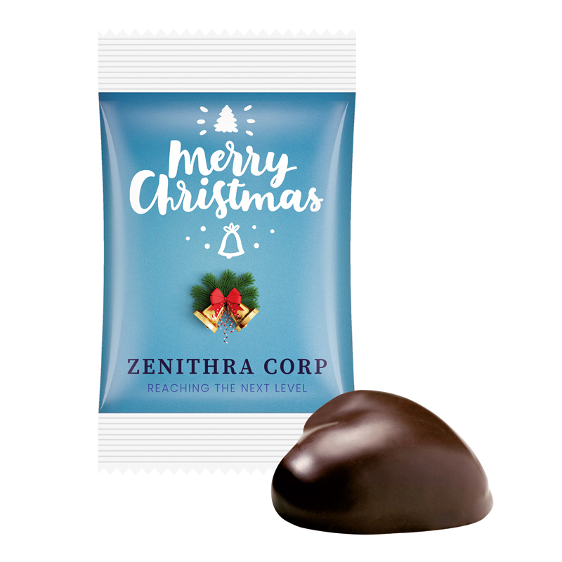 Lebkuchenherz WEISS Papiertüte