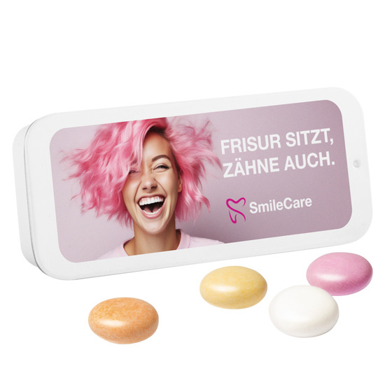 Schiebedeckeldose; Mentos Kaudragee Fruit