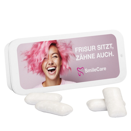 Schiebedeckeldose; KoRo zuckerfreie Menthol Kaugummis