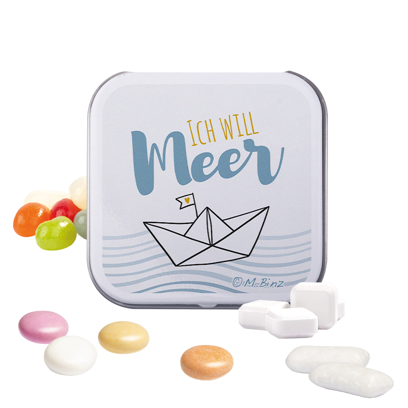 Dose quadratisch; Cavendish & Harvey Mini Bonbons Fruchtmix