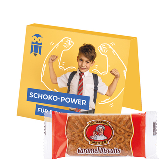 Werbekarte Midi Caramel Biscuits