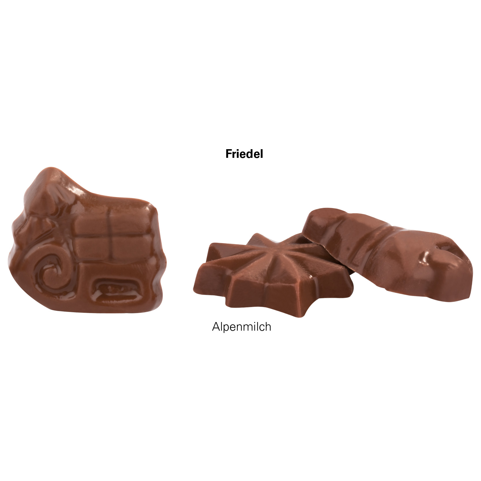 Classic Wand Adventskalender; 24 Friedel Schokoladentäfelchen mit Vollkartonhülle weiß, FSC®-Zertifiziert, Querfornat, Hülle und Inlay: recycelbar