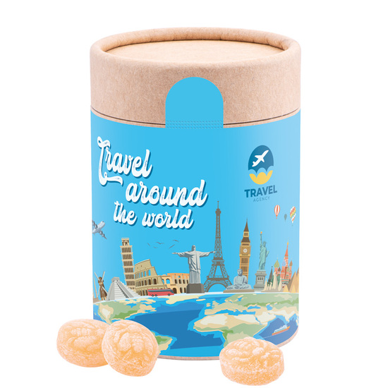 Papierdose Eco Maxi; Cavendish & Harvey Honigbienen-Bonbons