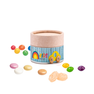 Papierdose Eco Mini; Cavendish & Harvey Honigbienen-Bonbons