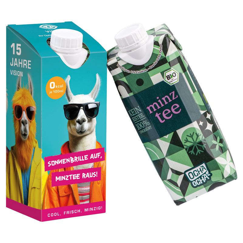 Drink Pack mit Ocha-Ocha® BIO Minztee