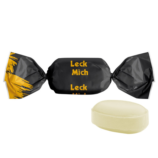 Bonbon ungefüllt; Eiskristall Bonbons, oval, einzeln eingewickelt