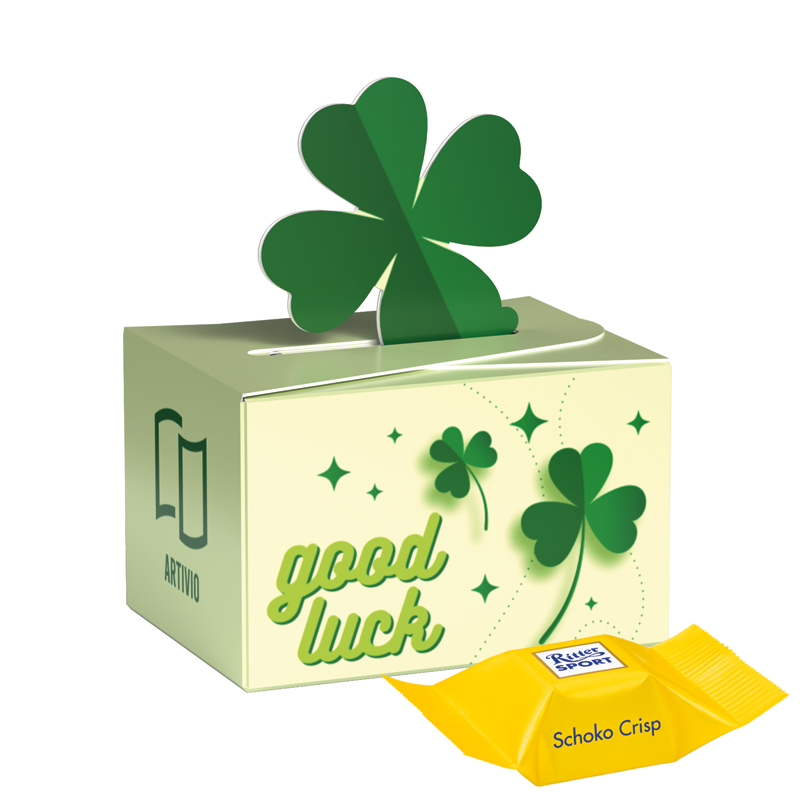Geschenkbox Mini Kleeblatt