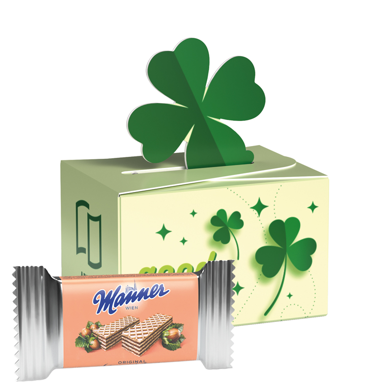 Geschenkbox Mini Kleeblatt