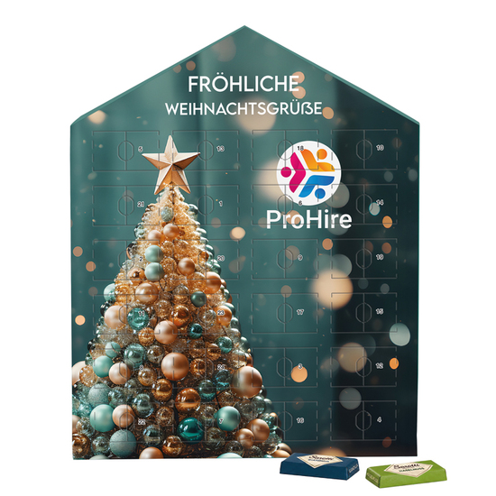 Täfelchen Adventskalender Haus