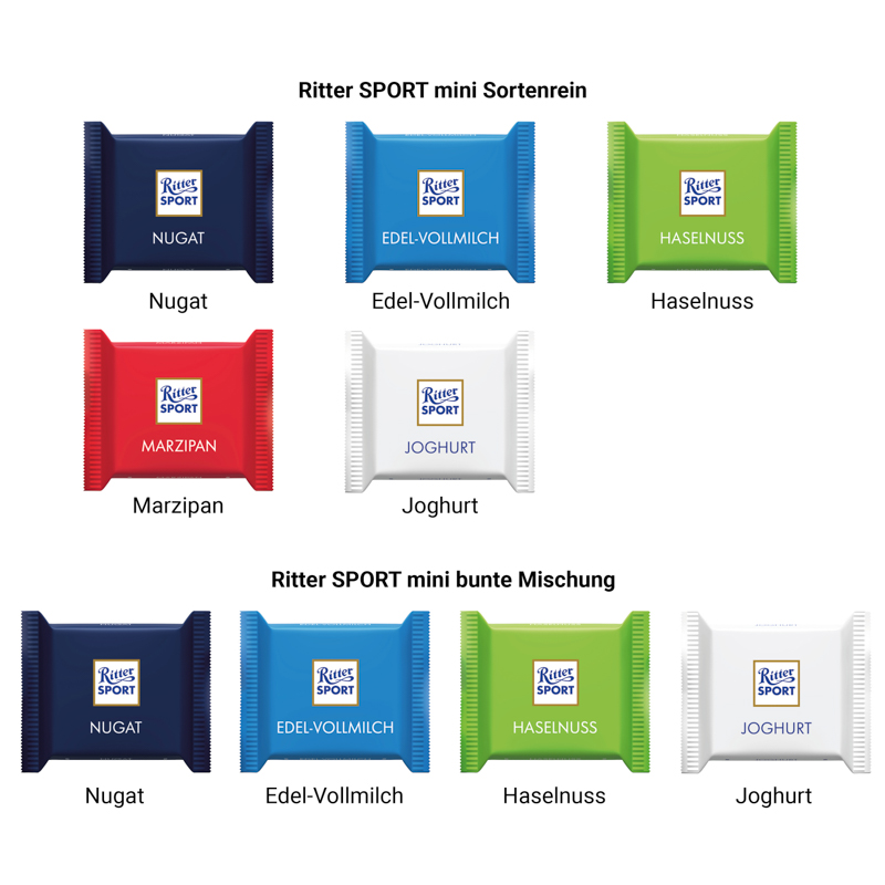 Werbewürfel Ritter SPORT mini