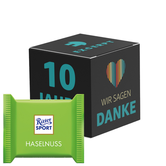 Werbewürfel Ritter SPORT mini
