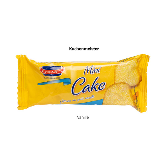 Gratulationsbox L KuchenMeister Minirührkuchen; 1 KuchenMeister Mini Rührkuchen, Vanillegeschmack