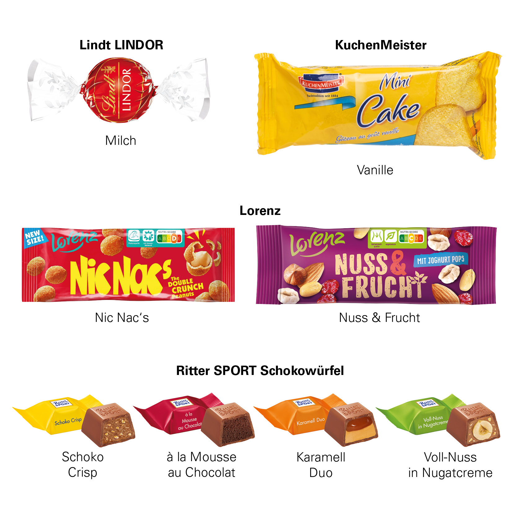 3D Präsent Bus; 1 Tütchen Lorenz Nuss & Frucht