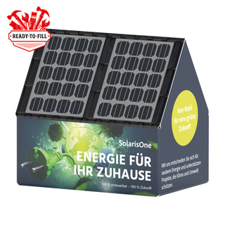 3D Präsent Haus Individuelle Befüllung; kundengestelltes Füllgut