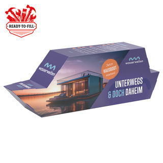 3D Präsent Schiff Individuelle Befüllung; kundengestelltes Füllgut