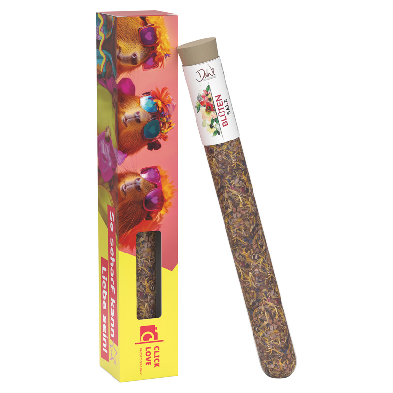 Promotion Stick M; 1 Reagenzglas DeWi Gewürz Blütensalz