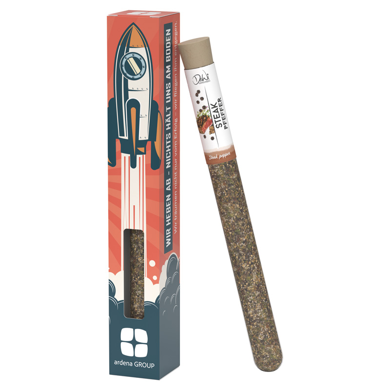 Promotion Stick S; 1 Reagenzglas DeWi Gewürz Steakpfeffer