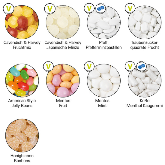 Midi Dose, weiß, Honigbienen Bonbons