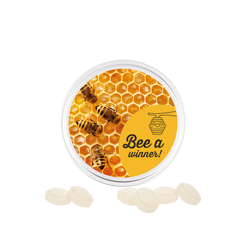 Midi Dose, weiß Mini Bonbons Japanische Minze