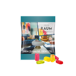 Minitüte,10 g, Folie transparent, Trolli Fruchtgummi Handy