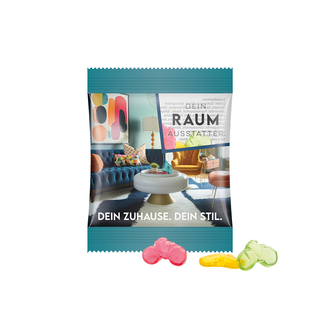 Minitüte,15 g, Folie transparent, Trolli Fruchtgummi Fahrrad