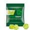 Minitüte 10 g Trolli Fruchtgummi Standardformen; Trolli Fruchtgummi Kleeblatt grün, Kompostierbare Folie, transparent