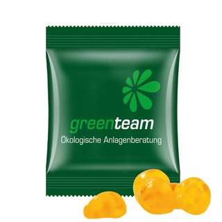 Minitüte, 15 g, kompostierbare Folie weiß, Trolli Vitamin Fruchtgummi