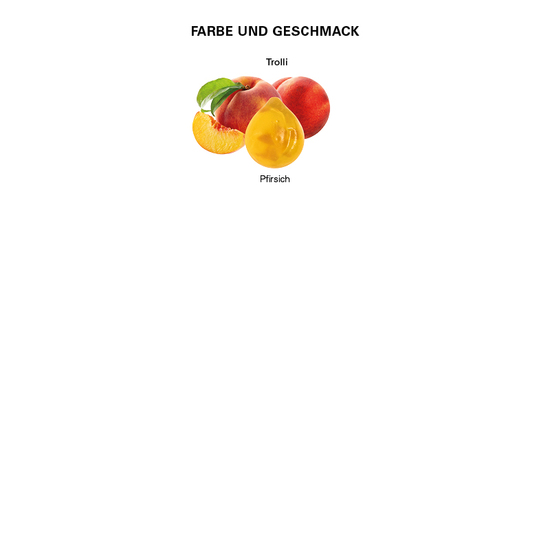 Fruchtgummi Tetraeder, Folie weiß, Trolli Vitamin Fruchtgummi