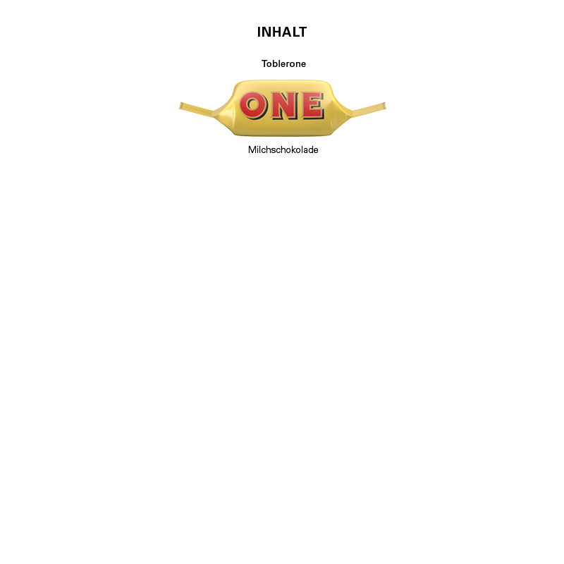 Werbedreieck Long, Toblerone Tiny 2er