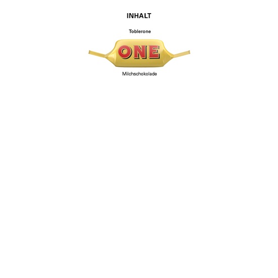 Werbedreieck Long, Toblerone Tiny 2er