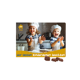 Classic Wand Adventskalender, Querformat, Blister gefüllt, Friedel Vollmilch-Schokotäfelchen