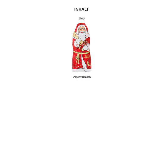 Lindt Weihnachtsmann 10g in der Werbebox