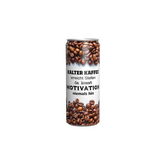 Getränkedose 250ml Eiskaffee, Sleeve-Folie transparent