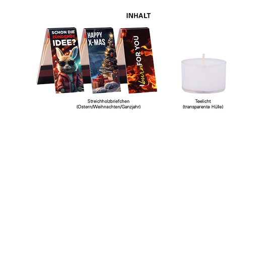 Geschenkbox Mini rund, Teelicht